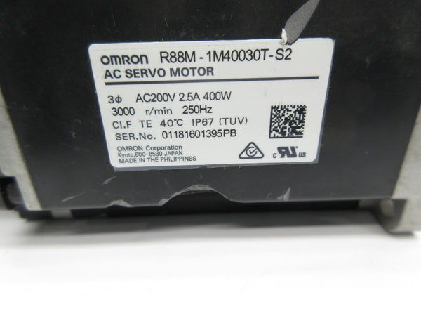 OMRON R88M-1M40030T-S2 200VAC 2.5A (AS PICTURED) NSNP