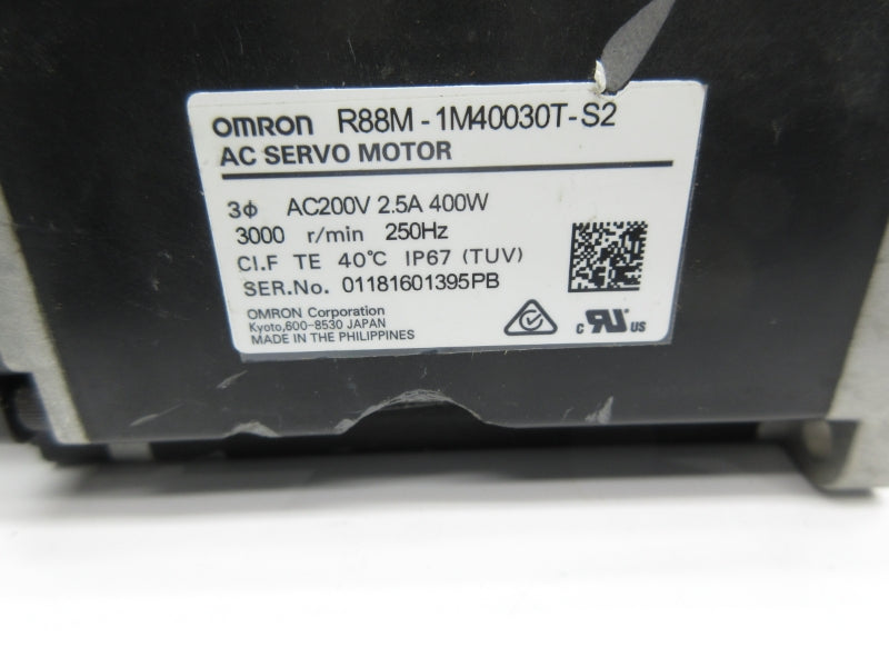 OMRON R88M-1M40030T-S2 200VAC 2.5A (AS PICTURED) NSNP