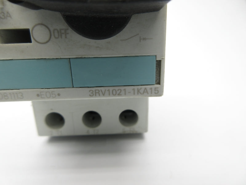 SIEMENS 3RV1021-1KA15 600V 9-12.5A NSNP