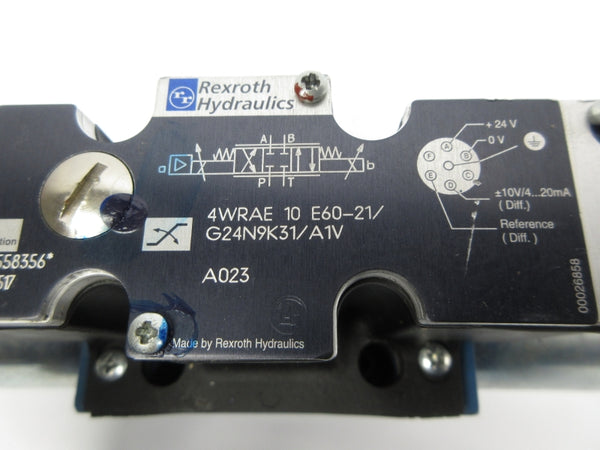REXROTH 4WRAE10E60-21/G24N9K31/A1V 24V NSNP