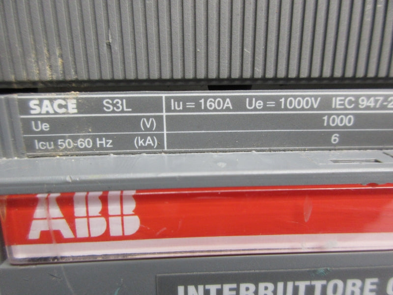 ABB SACES3L 1000V 160A NSNP