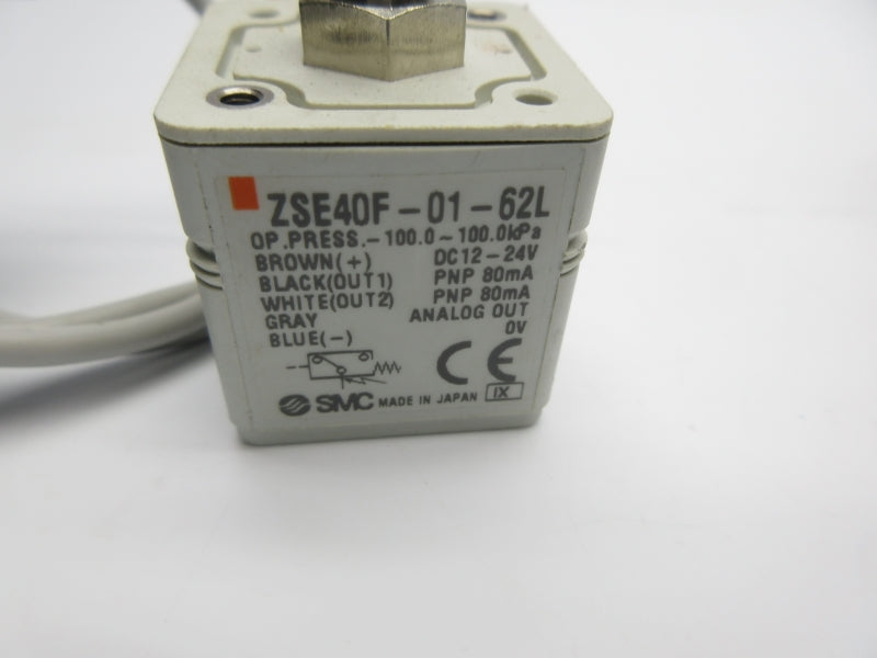 SMC ZSE40F-01-62L 12-24VDC UNMP