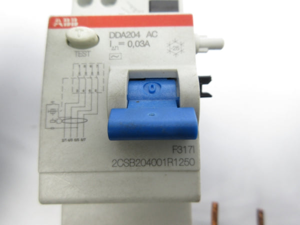 ABB DDA204AC 2CSB204001R1250 240/415V 0.03A UNMP