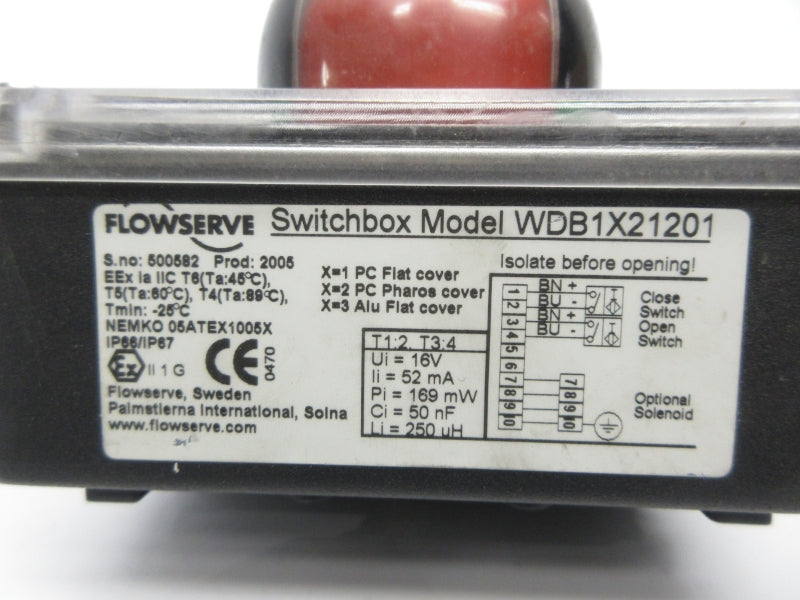 FLOWSERVE WDB1X21201 16V UNMP