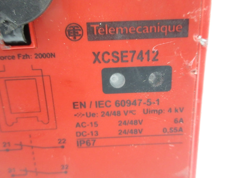 TELEMECANIQUE XCSE7412 24/48VAC 6A UNMP