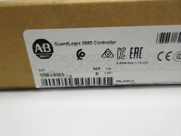 ALLEN BRADLEY 1756-L83ES SER. B F/W 1.057 NSMP
