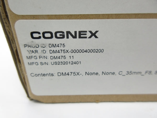 COGNEX 821-10028-3R DM475 1000000529-07 NSMP