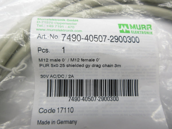 MURR ELEKTRONIK 7490-40507-2900300 30VAC/DC 2A NSMP