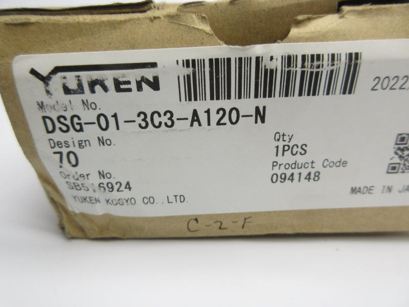 YUKEN DSG-01-3C3-A120-N-70 NSMP