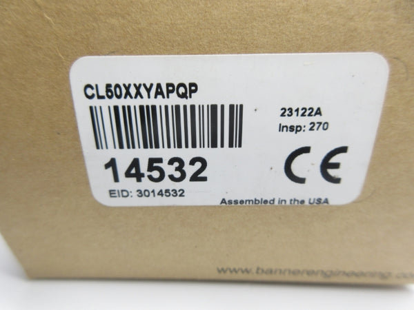 BANNER ENGINEERING CL50XXYAPQP 14532 NSMP