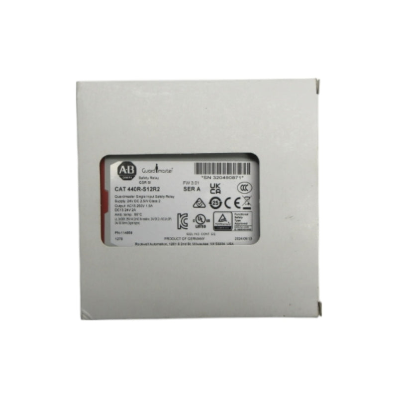 ALLEN BRADLEY 440R-S12R2 SER. A F/W 3.01 24VDC (WH) NSMP