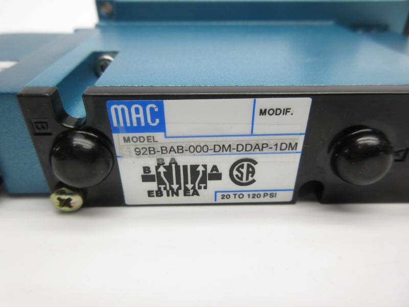 MAC 92B-BAB-000-DM-DDAP-1DM 24VDC 120PSI NSNP