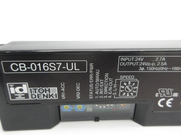 ITOH DENKI CB-016S7-UL 24V 2.7A NSNP