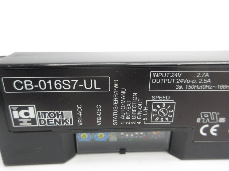 ITOH DENKI CB-016S7-UL 24V 2.7A NSNP