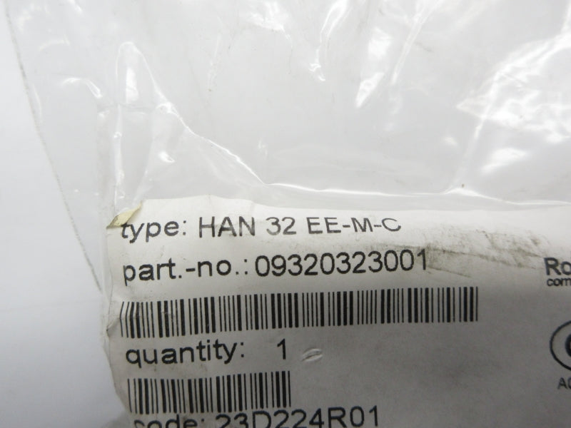 HARTING HAN32EE-M-C 09320323001 NSMP