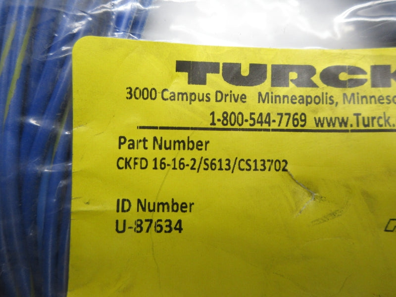 TURCK CKFD16-16-2/S613/CS13702 U-87634 NSMP