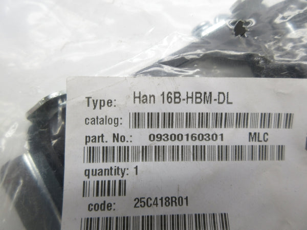 HARTING 09300160301 HAN16B-HBM-DL NSMP