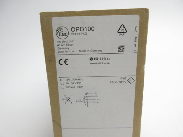 IFM EFECTOR OPD100 OPDLFPKG 10-30VDC NSMP