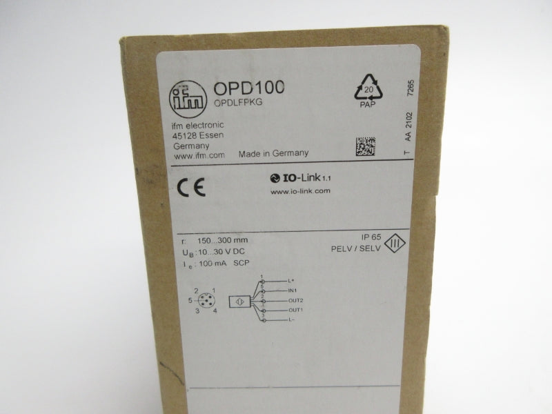 IFM EFECTOR OPD100 OPDLFPKG 10-30VDC NSMP