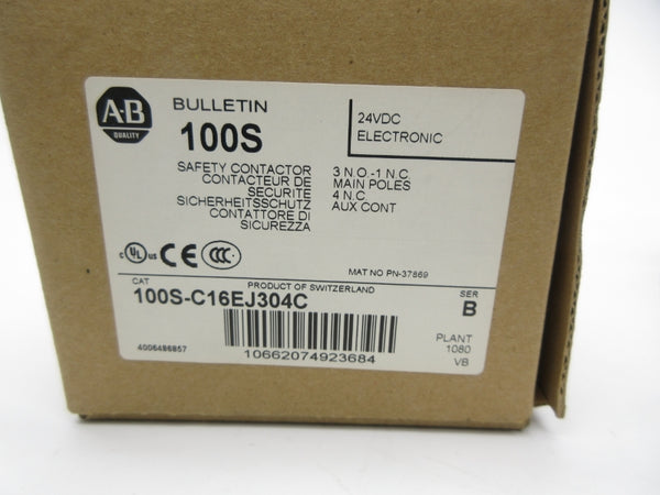 ALLEN BRADLEY 100S-C16EJ304C SER. B 24VDC (BR/WH) NSMP