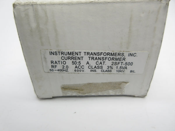INSTRUMENT TRANSFORMERS 2SFT-500 600V NSMP