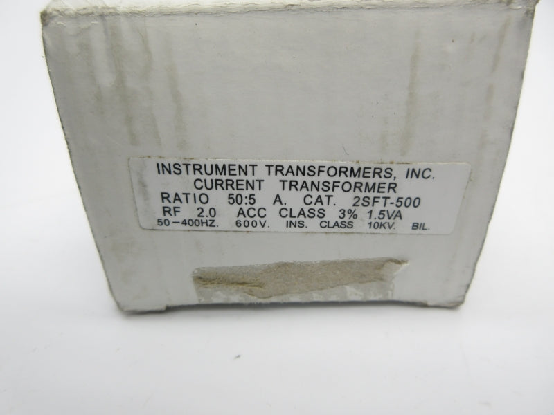 INSTRUMENT TRANSFORMERS 2SFT-500 600V NSMP