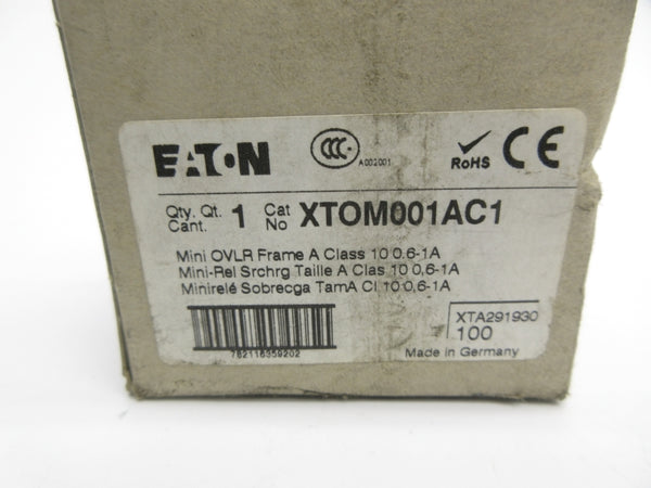 EATON XTOM001AC1 690V 0.6-1.0A NSMP
