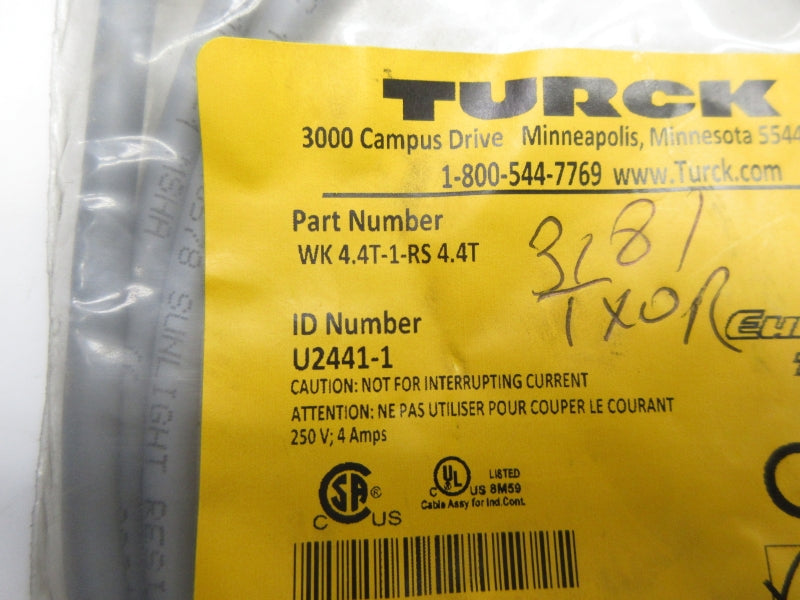 TURCK WK4.4T-1-RS4.4T U2441-1 250V 4A NSMP