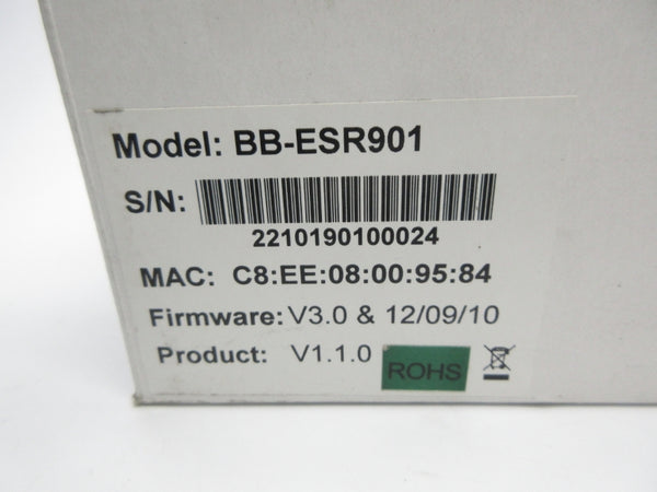 B&B ELECTRONICS BB-ESR901 ESR901 F/W V3.0 NSMP