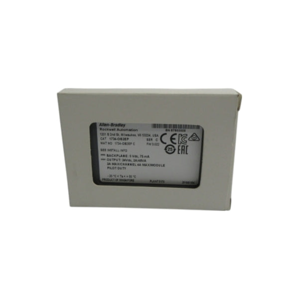 ALLEN BRADLEY 1734-OB2EP SER. C F/W 3.022 24VDC NSMP