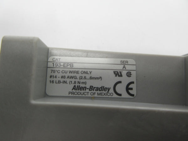 ALLEN BRADLEY 193-EPB SER. A NSNP