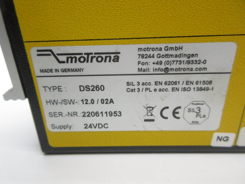 MOTRONA DS260 24VDC 12.0/02A NSNP