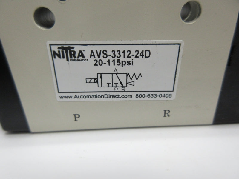 NITRA AVS-3312-24D 24VDC 20-115PSI NSNP