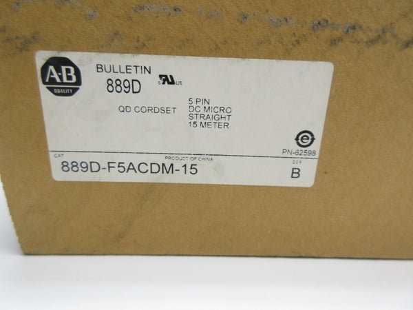 ALLEN BRADLEY 889D-F5ACDM-15 SER. B NSMP