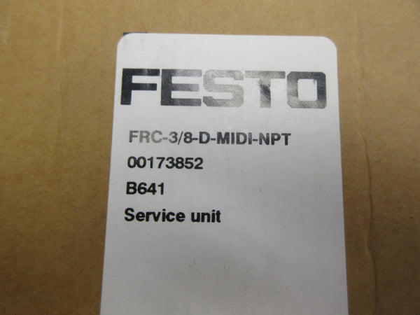 FESTO FRC-3/8-D-MIDI-NPT 00173852 180/240PSI NSMP