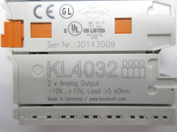 BECKHOFF KL4032 10V NSMP