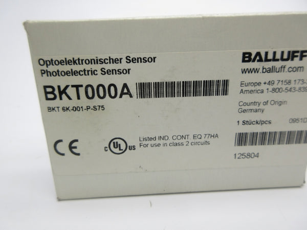 BALLUFF BKT000A BKT6K-001-P-S75 10-30VDC NSMP