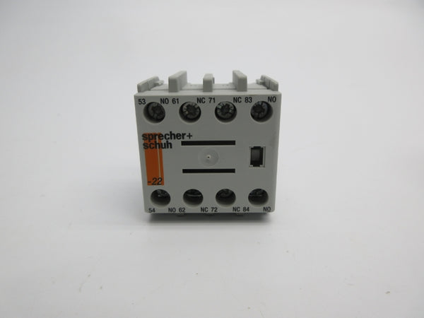 SPRECHER+SCHUH CS7-PV-22 SER. B 600VAC 10A NSMP