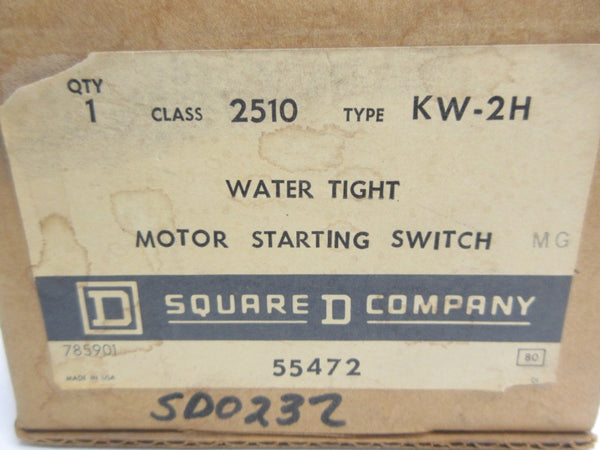 SQUARE D 2510KW-2H 600VAC 20A NSMP