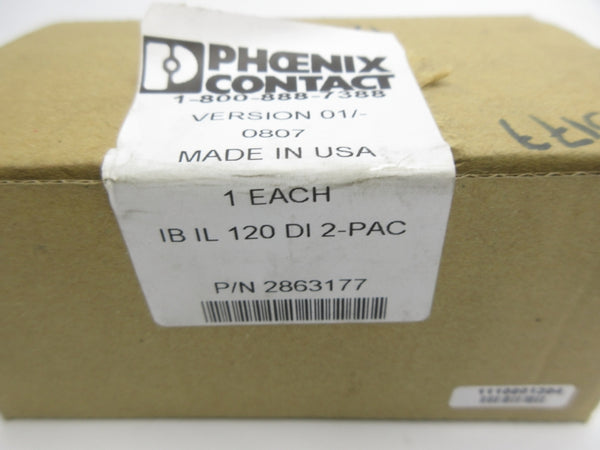 PHOENIX CONTACT IBIL120DI2-PAC 2863177 NSMP
