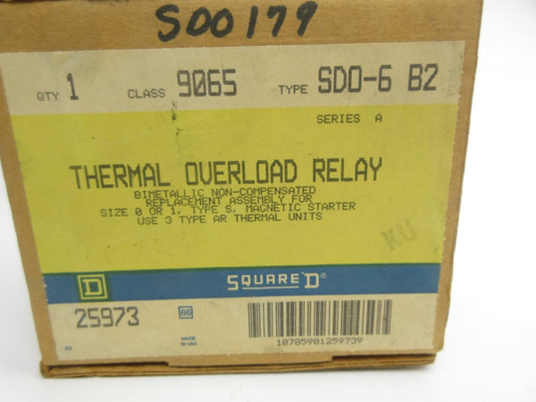 SQUARE D 9065SDO-6B2 SER. A 120-600VAC NSMP