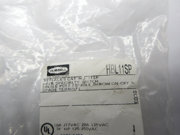 HUBBELL HBL11SP 277VAC 10A NSMP