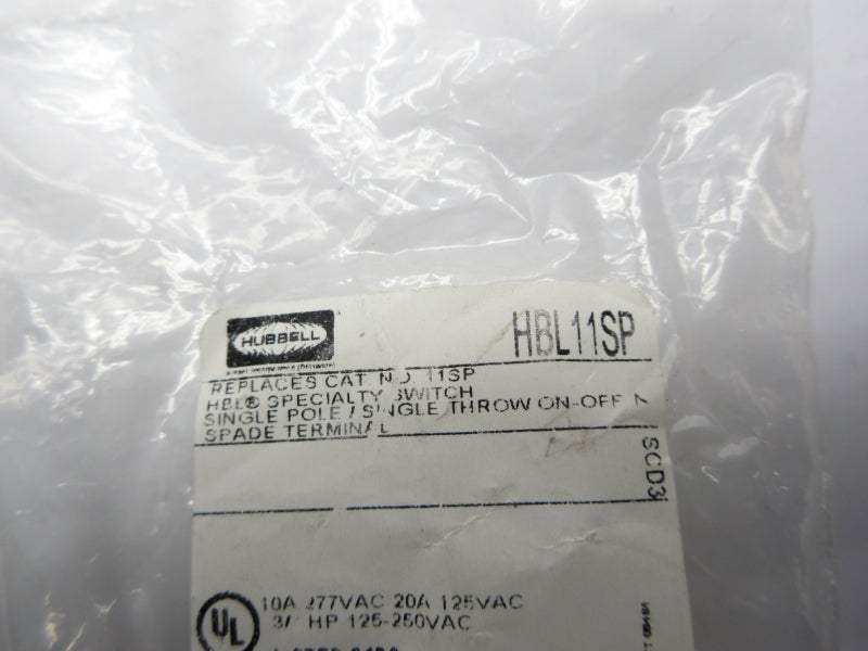 HUBBELL HBL11SP 277VAC 10A NSMP