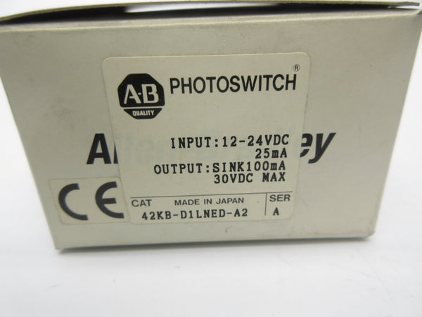 ALLEN BRADLEY 42KB-D1LNED-A2 SER. A 12-24VDC (BK/YL) NSMP