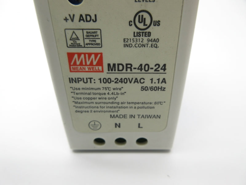 MEAN WELL MDR-40-24 100-240VAC 1.1A NSNP