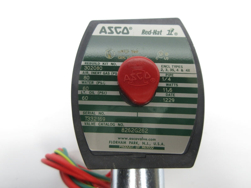 ASCO 8262G262 24VDC 60-80PSI 1/4" NSNP