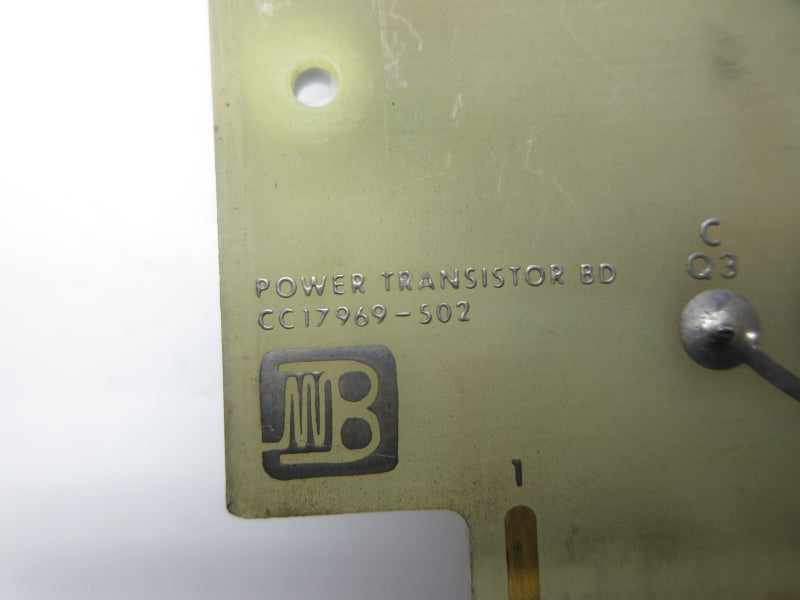 POWER TRANSITION BOARD CC17969-502 UNMP