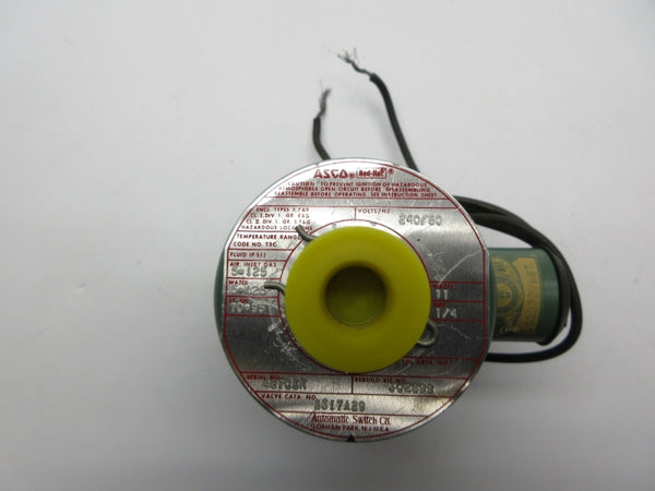 ASCO 8317A29 240V 5-125PSI 1/4" NSNP