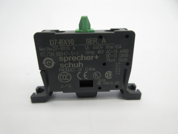 SPRECHER+SCHUH D7-BX10 SER. A 690V 10A NSNP