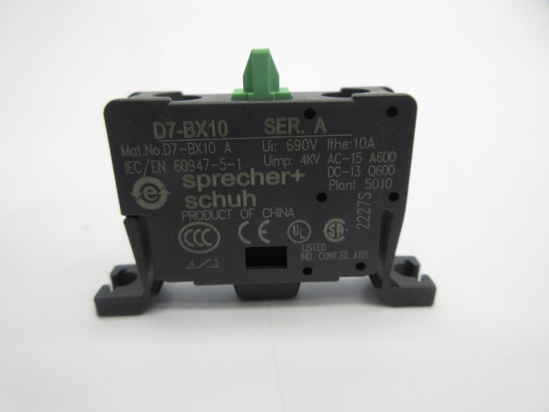 SPRECHER+SCHUH D7-BX10 SER. A 690V 10A NSNP